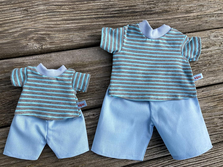 Kleidung handmade Shirt + Hose für Bären Teddy Gr. 22 cm/oder 35 cm Bekleidung Puppenkleidung