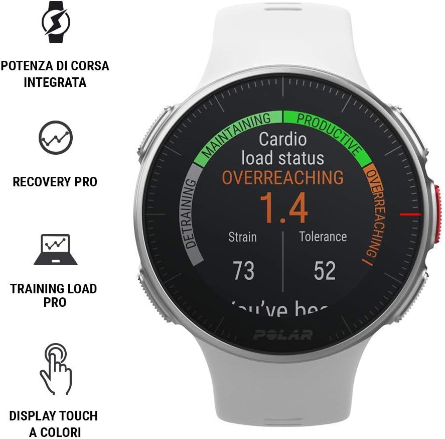 Polar Vantage V – Premium-Multisportuhr mit GPS, optischer Pulsmessung und extrem langer Akkulaufzei