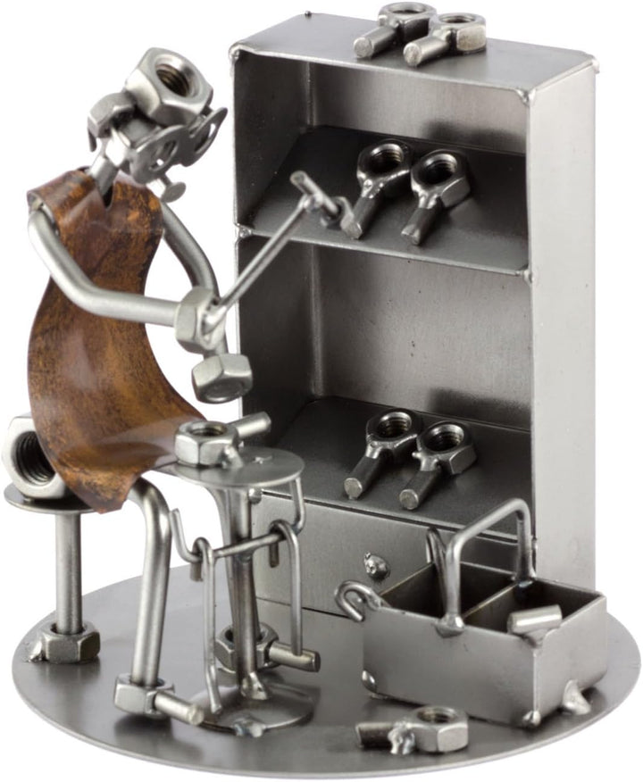Steelman24 I Schraubenmännchen Schuster I Made in Germany I Handarbeit I Geschenkidee I Stahlfigur I