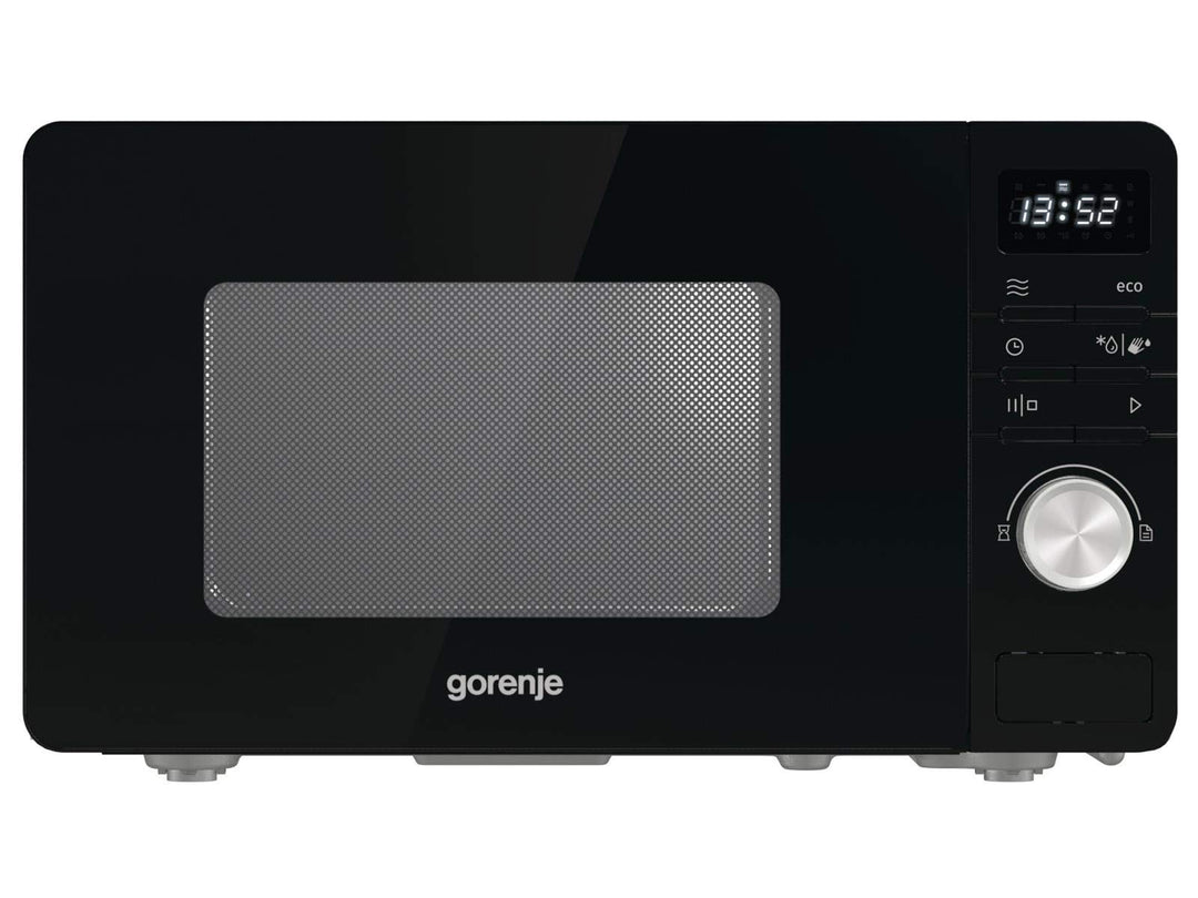Gorenje MO 20 A3B Mikrowelle, SmartDisplay Funktion, 20 Liter - 800 Watt - Schwarz