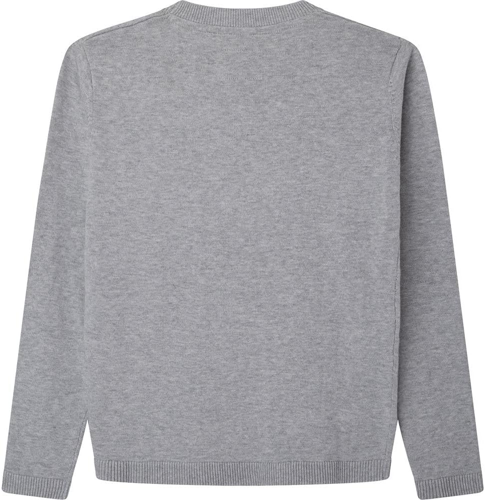 Pepe Jeans Jungen Larson Lange Ärmel 10 Jahre Grau (Grey Marl), 10 Jahre Grau (Grey Marl)