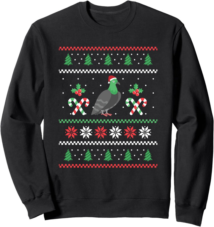 Lustige Taube Taubenzüchter Ugly Christmas Sweater Sweatshirt