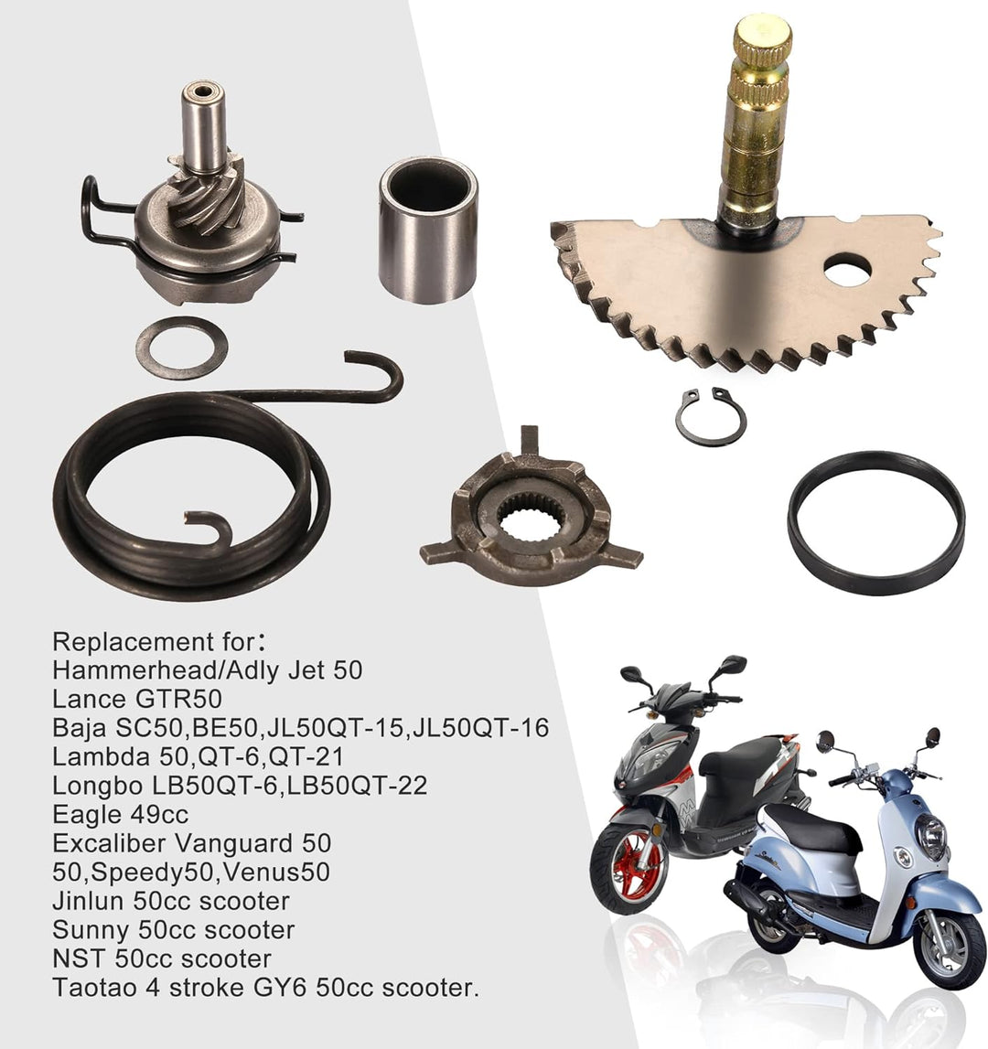 GOOFIT Kickstart Umbausatz Kit Ersatz für GY6 50cc 60cc 80cc Motors Scooter