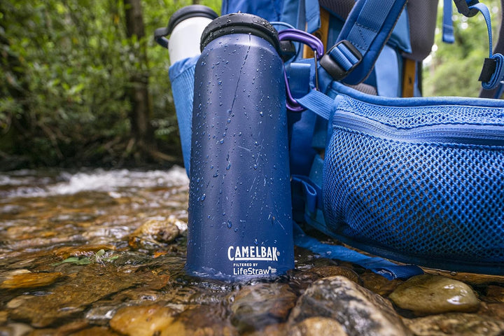 CAMELBAK Unisex-Adult Eddy+ 32OZ SST Vacuum Insulated, Filtered by LIFESTRAW, Navy 2022 Trinkflasche