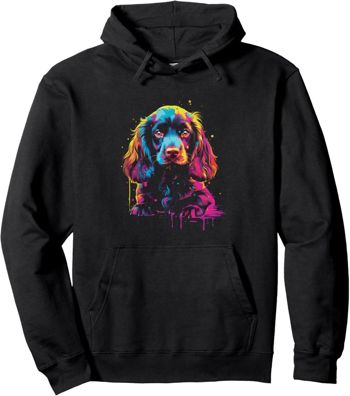 English Cocker Spaniel Welpe Pullover Hoodie