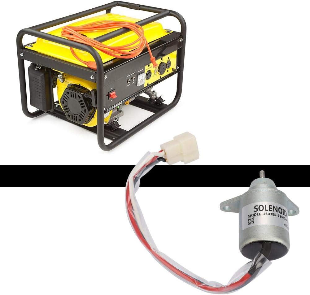 Magnetventil, 12 V 1503ES-12S5SUC5S Dieselkraftstoff Motor Abschaltstopp Magnetventil Austauschsatz