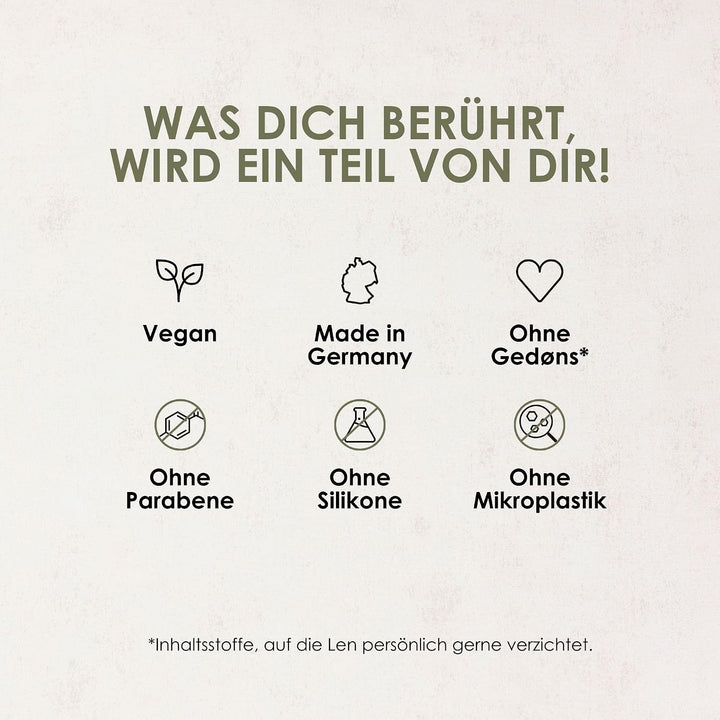 Jean &amp; Len Handseife Rosemary &amp; Ginger, Rückfettende Wirkung, Ohne Parabene &amp; Silikone, Nachfüllkani