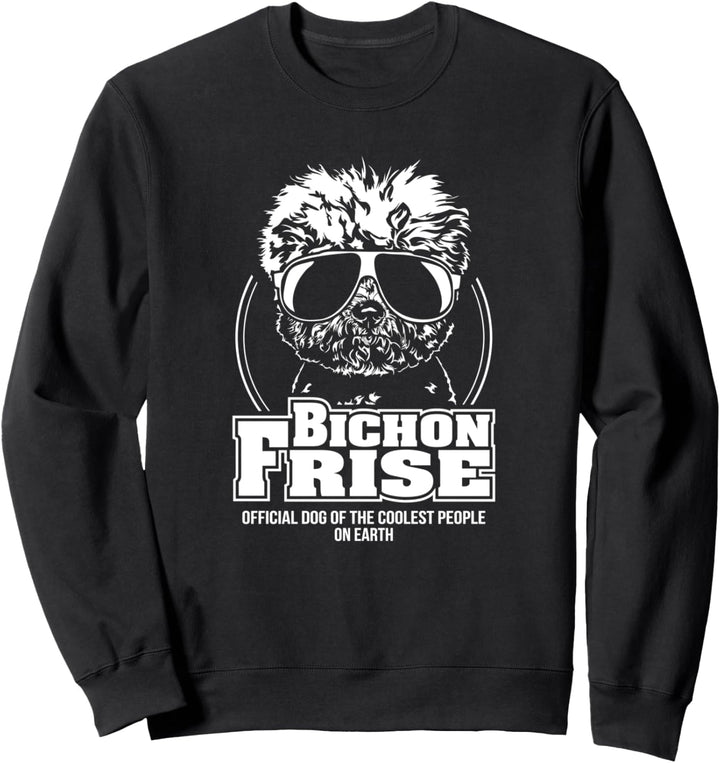 Lustiger Bichon Frise coolest people Hund Hundespruch Sweatshirt