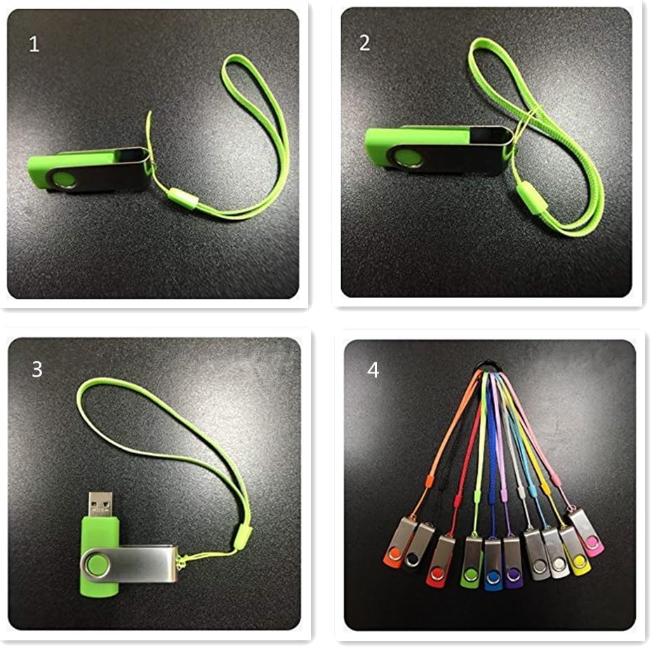 Anloter USB-Stick (8 GB, USB 2.0, 8 GB), 10 Stück