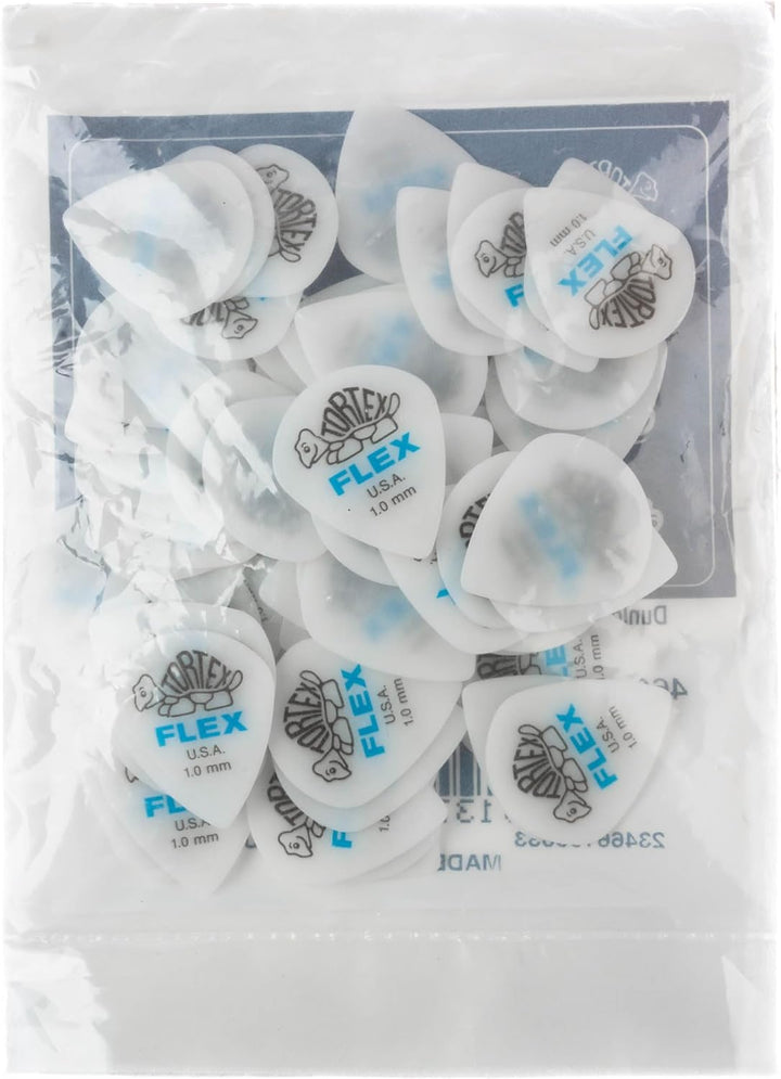 Médiators Jim Dunlop 1,00mm Tortex Flex Jazz III XL 1,00mm sachet de 72 Sachet de 72 1,00mm, Sachet