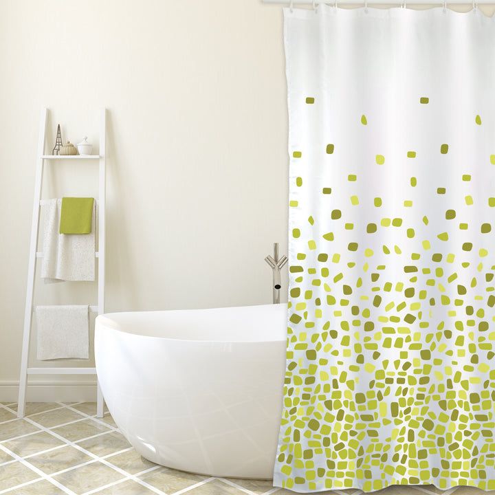 MSV Cotexsa by Premium Anti-Schimmel Textil Duschvorhang - Anti-Bakteriell, waschbar, 100% wasserdic