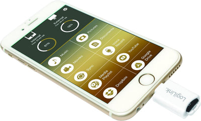 LogiLink AA0089 Card Reader für Micro SD für Geräte mit Lightning Anschluss - MFI zertifiziert (Made