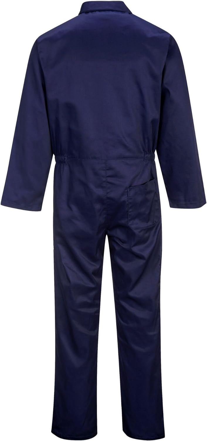 Portwest S999 Herren Euro-Arbeitskleidung Polycotton Overall Arbeitsanzug Blau Navy M, Blau Navy M