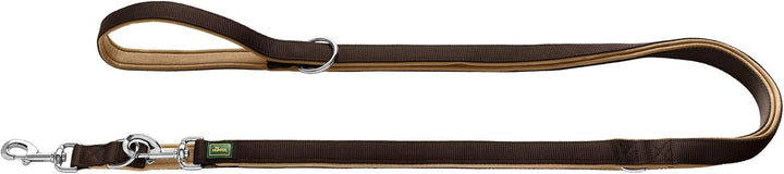 HUNTER NEOPREN Verstellbare Hundeführleine, 2,0 x 200 cm, braun/caramel 2,0 x 200 cm braun/caramel,