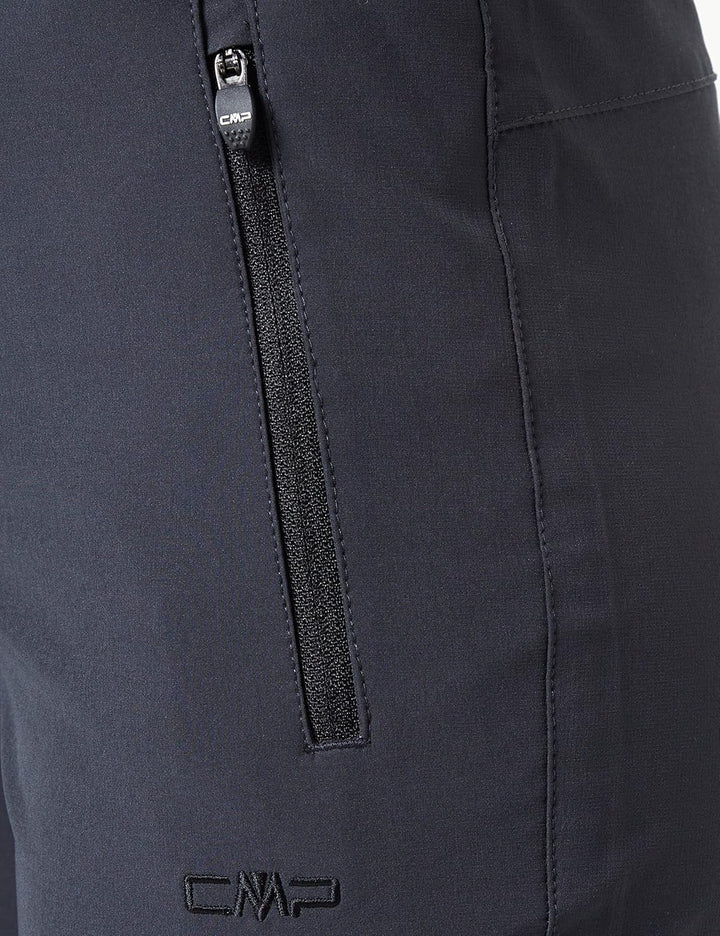 CMP Damen Stretch Zip Off Trousers Hose, Anthrazit