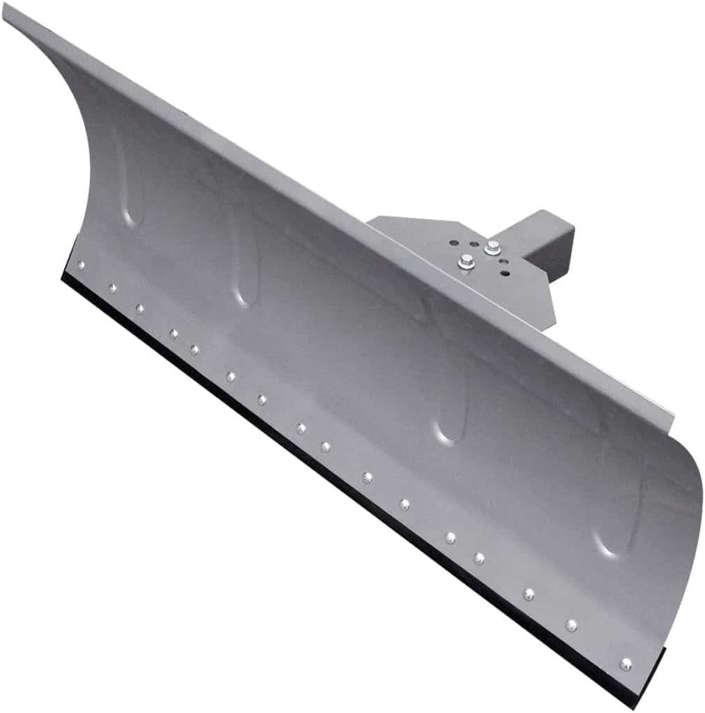 WIFESE Universal Schneepflug 100x44 cm für Schneefräsen Schneeschild Schneeschieber Schneeschaufel A