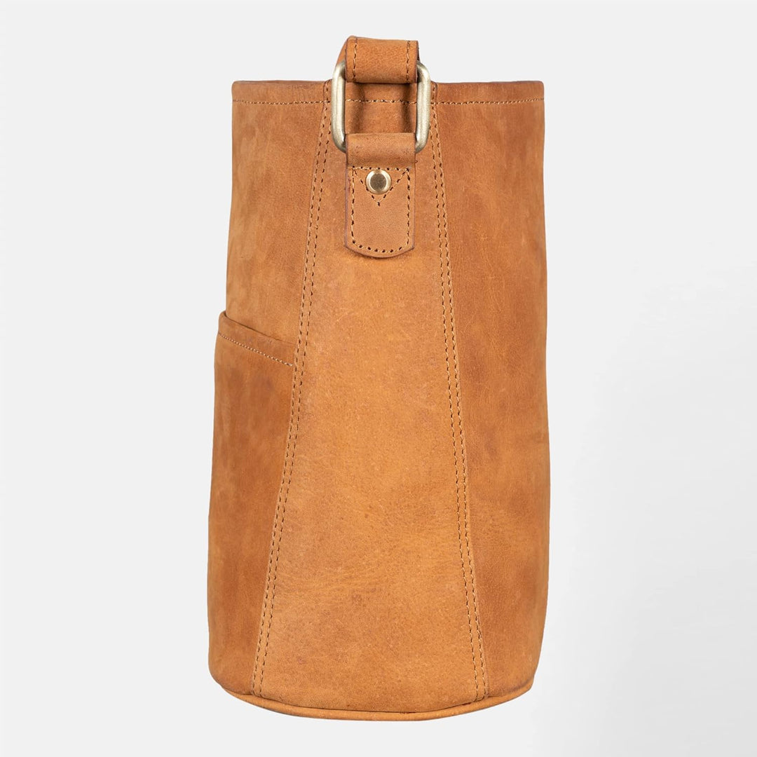 LEABAGS Leder Handtasche Damen I Premium Echtleder Umhängetasche I Schultertasche I Damentasche I Tr