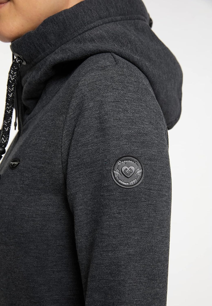 Ragwear NESKA ZIP, BLACK, M