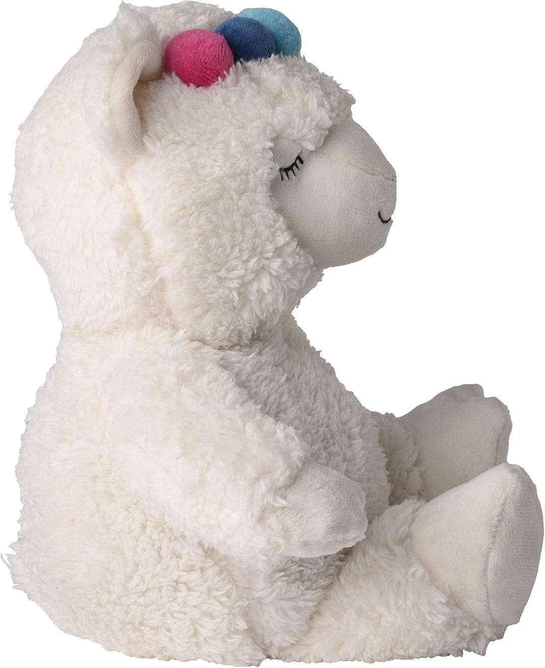 Warmies® Wärmekissen/Stofftier"Alpaka"Hirse Lavendelfüllung 35cm 750g Weiss 1 Stück (1er Pack), Weis