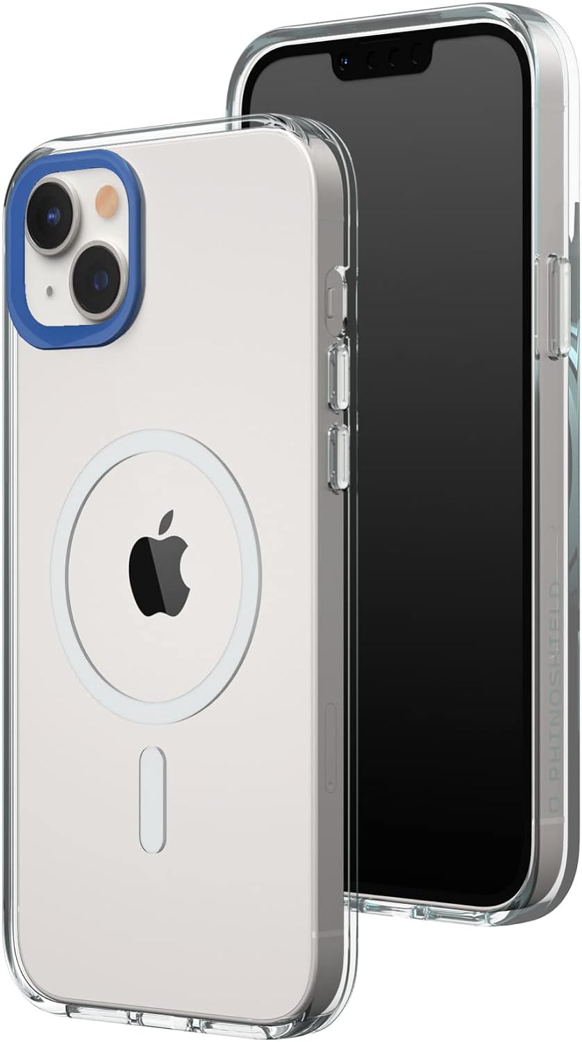RhinoShield Clear Case kompatibel mit MagSafe für [iPhone 14 Plus]|Überragende Magnetstärke, Vergilb