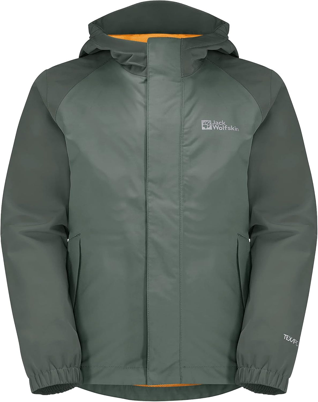 Jack Wolfskin Unisex Tucan Jacket K Regenjacke 116 hedge green, 116 hedge green