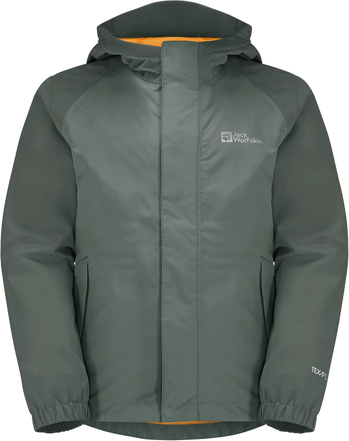 Jack Wolfskin Unisex Tucan Jacket K Regenjacke 116 hedge green, 116 hedge green