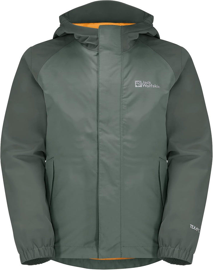 Jack Wolfskin Unisex Tucan Jacket K Regenjacke 116 hedge green, 116 hedge green