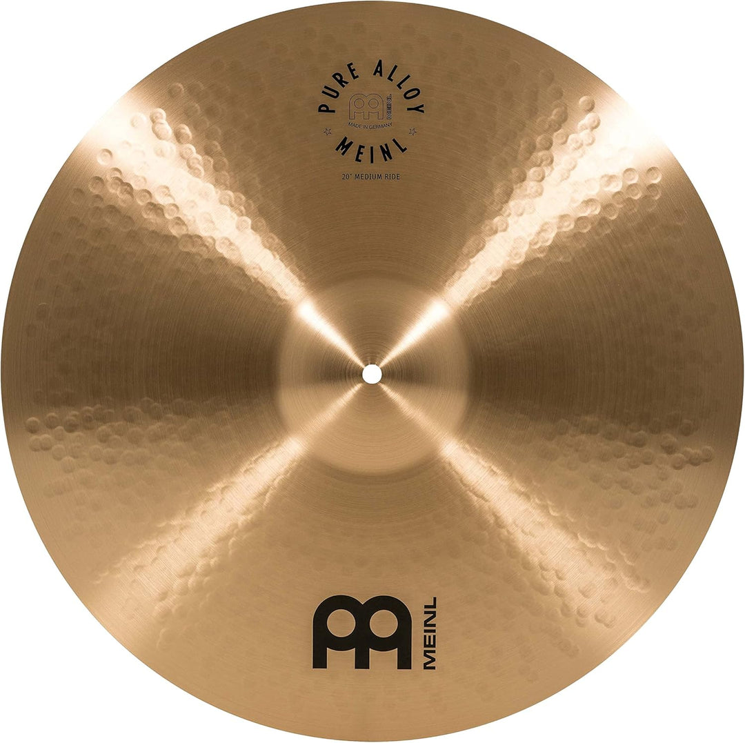 Meinl Cymbals Pure Alloy Ride Medium 20 Zoll (Video) Schlagzeug Becken (50,80cm) Pure Alloy Bronze,