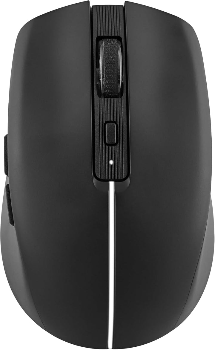 T'nB Kabellose Maus, Dual Mode Bluetooth und USB-A, Wiederaufladbar, Lange Akkulaufzeit, Leise, 1600