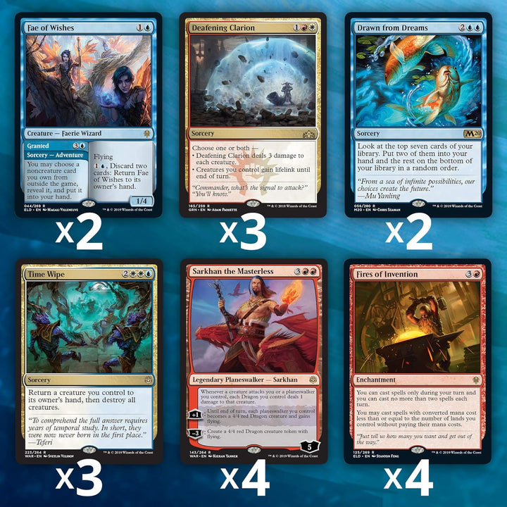 Magic: The Gathering Allied Fires Challenger 2020 Deck Blau, Blau