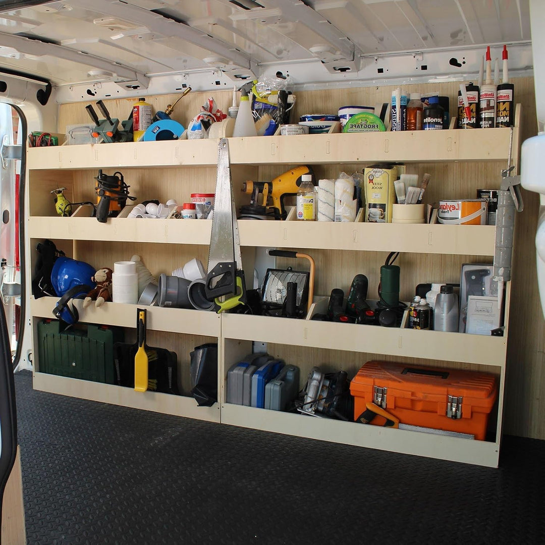 Vanify - Kompatibel mit Opel VIVARO L1 2014-19 Fahrzeugeinrichtung Fahrzeugregale, komplette Fahrers