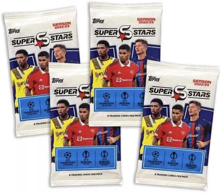 Topps UEFA Superstars 22/23 - Hanger Pack (4 Päckchen)