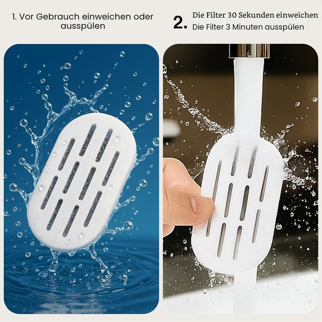 DOOOB Katzenwasserbrunnenfilter, 24 Stück, kompatibel mit DOOOB Edelstahl-Katzen-Wasserbrunnen, Haus