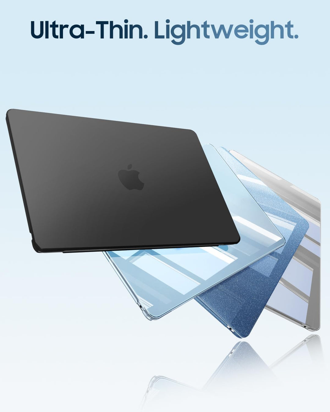 Fintie Hülle Kompatibel mit MacBook Air 13,6 Zoll M5 M4 M3 M2 (2026-2022) A3449 A3240 A3113 A2681, U
