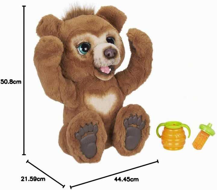 FurReal Cubby, Mein Knuddelbär, interaktives Plüschtier, ab 4 Jahren Braun