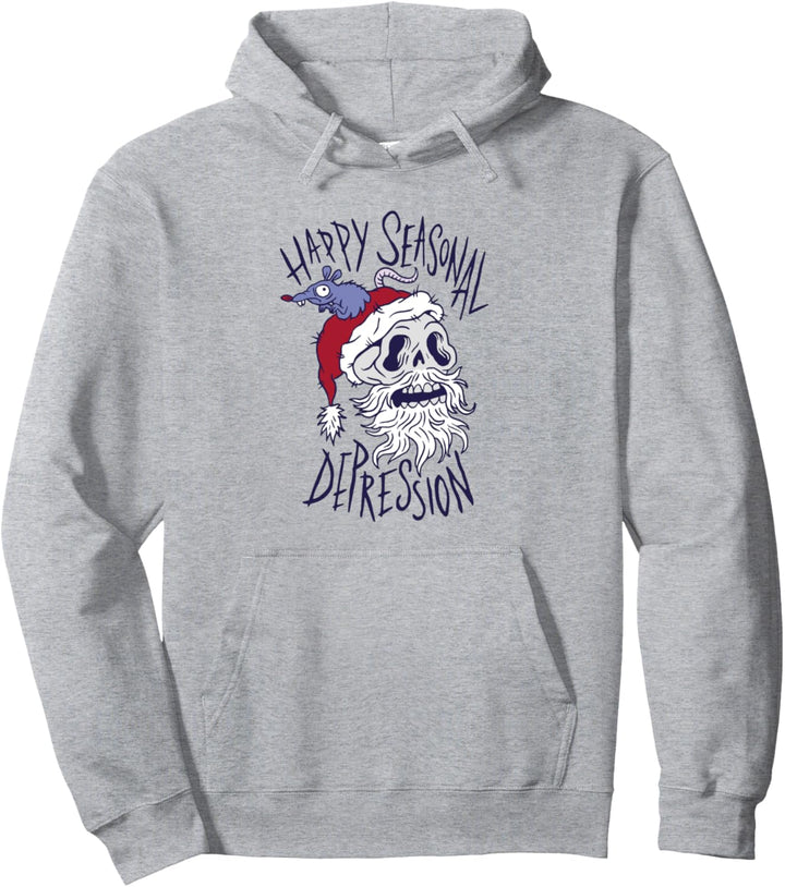 Makaberer Weihnachtsgruss Pullover Hoodie