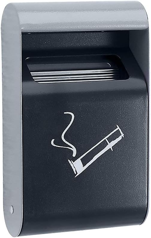 Probbax Wandascher, Plastik, schwarz, 6 x 25 x 15 cm