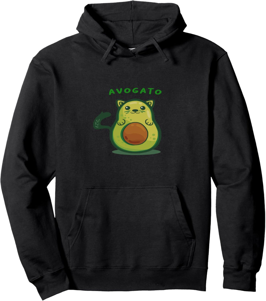Avogato - Kreuzung zwischen einer Avocado und einem Kätzchen Pullover Hoodie
