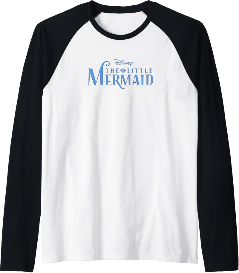 Disney The Little Mermaid Title Logo Raglan