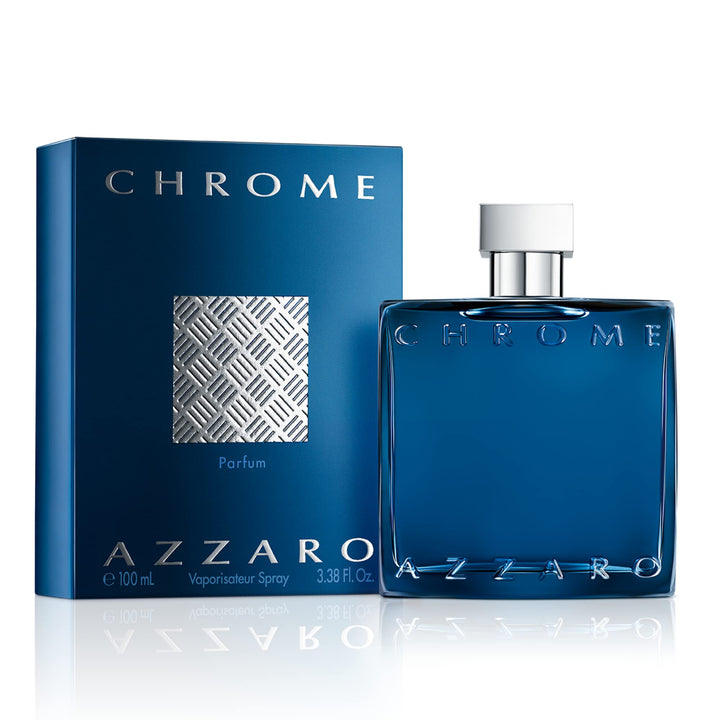 Azzaro Chrome, Parfüm für Herren, Eau de Parfum, Frischer und zitrischer Duft mit Bergamotte, Tannen