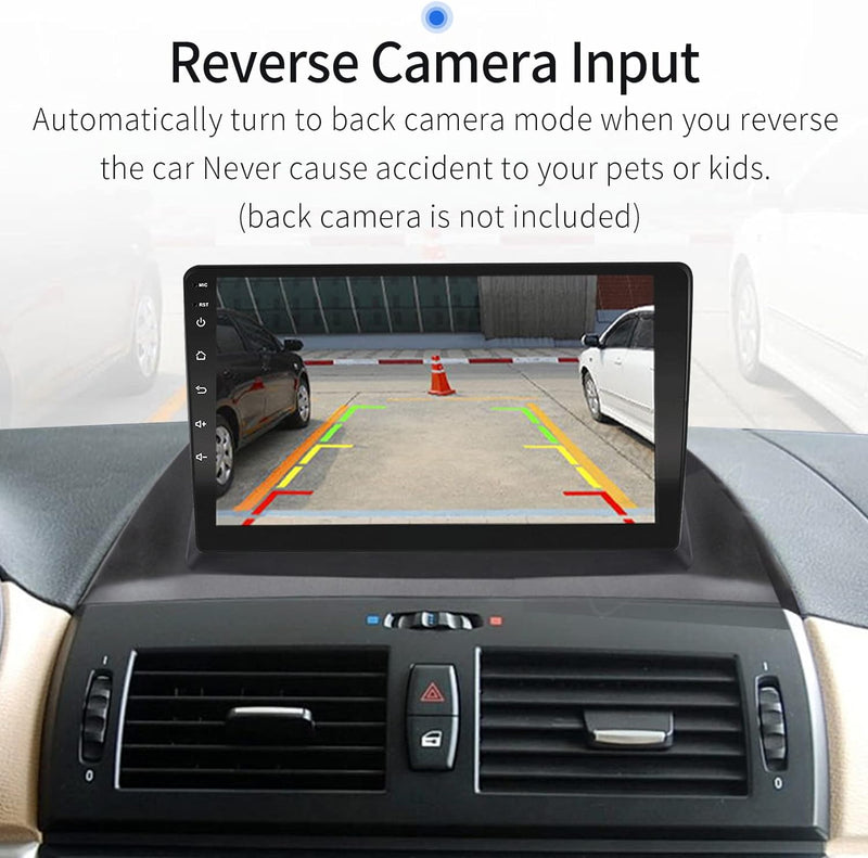 EZoneTronics Android 10.1 Autoradio Stereo für BMW X3 E83 2004-2010 9 Zoll Touchscreen High Definiti
