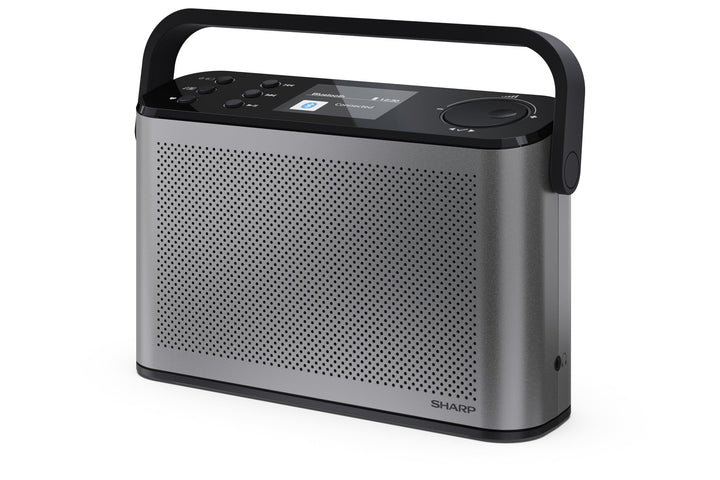 SHARP DR-P540(GY) Osaka Tragbares Digitalradio – DAB+/FM, Bluetooth 5.3, BestTune-Technologie, 120 R