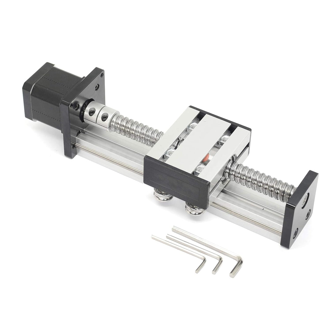 100mm effektive Länge Linear Schienenführung Kugelumlaufspindel SFU1605 mit NEMA17 Schrittmotor für
