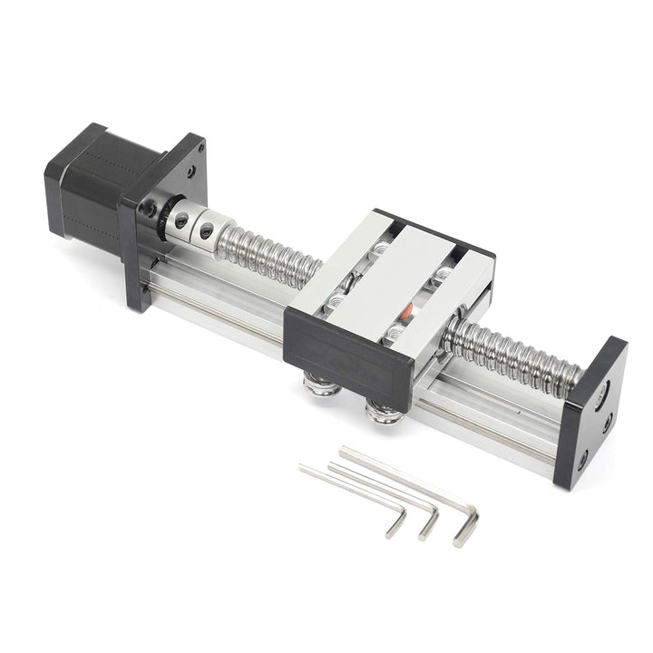 100mm effektive Länge Linear Schienenführung Kugelumlaufspindel SFU1605 mit NEMA17 Schrittmotor für