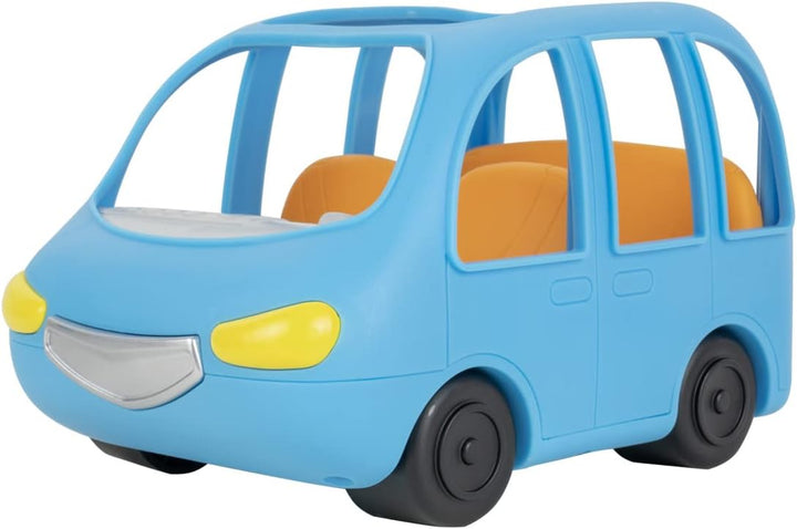 Bandai - CocoMelon - Familienauto+1 JJ-Figur - Fahrzeug, das den Song „Are we there yet“ (auf Englis