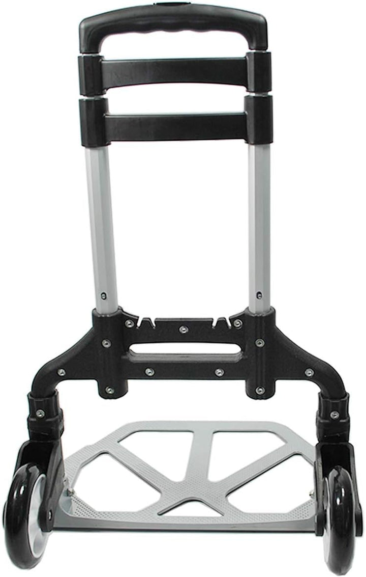 HELO Alu Transportkarre Sackkarre klappbar (EIN-Knopf Bedienung), Handkarre bis 85 kg belastbar bei