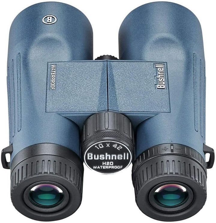 Bushnell - H2O 2 - Fernglas - 10x42 Dunkelblaues - Dachkant - Voll multivergütet - Wasserdicht/Besch