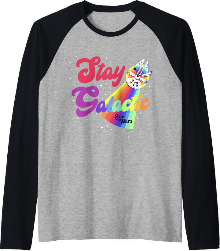 Star Wars Millennium Falcon Stay Galactic Raglan