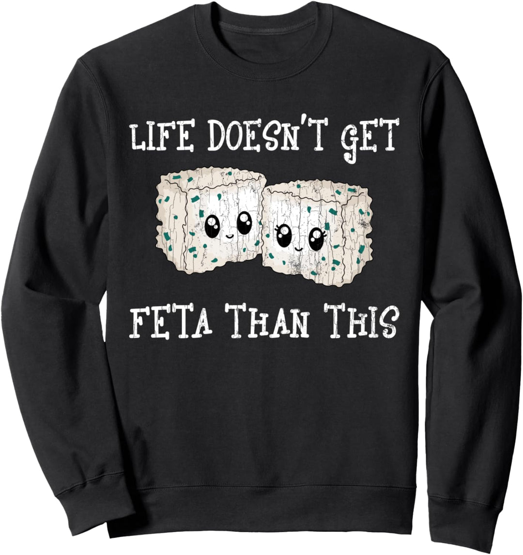Lustiges süsses Käse Design für Ihn Ihr Valentinstag Sweatshirt