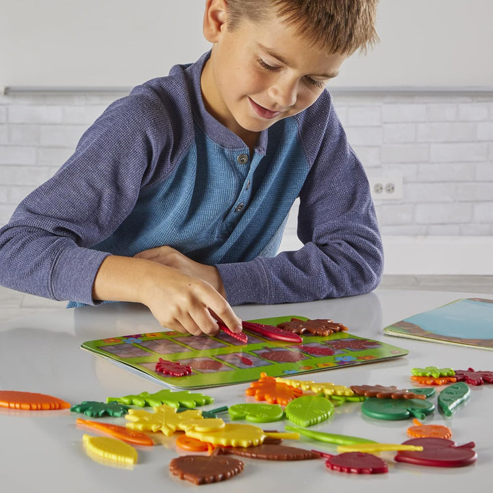 Learning Resources Sensorik-Blätter Mathe Aktivitätsset, Muster Spiel, Formen Puzzle, Muster Form, M